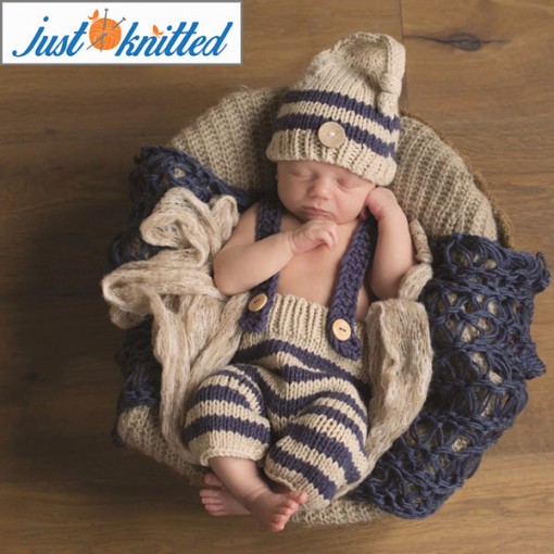 Knitted hat and pants set 1