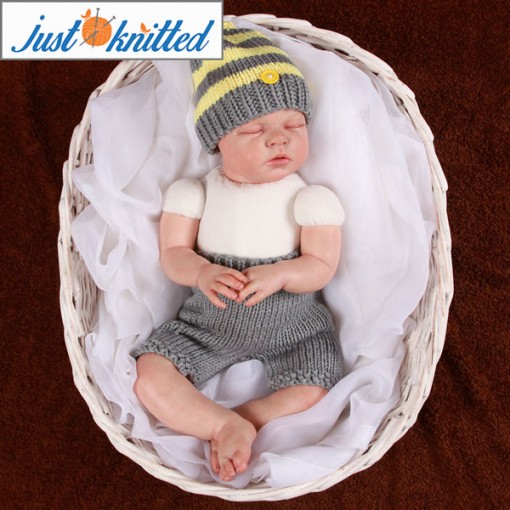 Newborn-twins-boys-and-girl-crochet-outfits-grey
