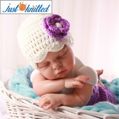 babies-purple-floral-hat-pants-hand-knitted-2